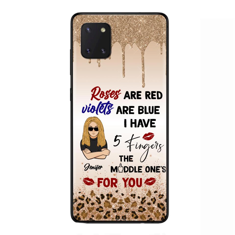 Custom Personalized iPhone and Samsung Case - Gift For Birthday/ Friends - Rose Are Red, Violets Are Blue