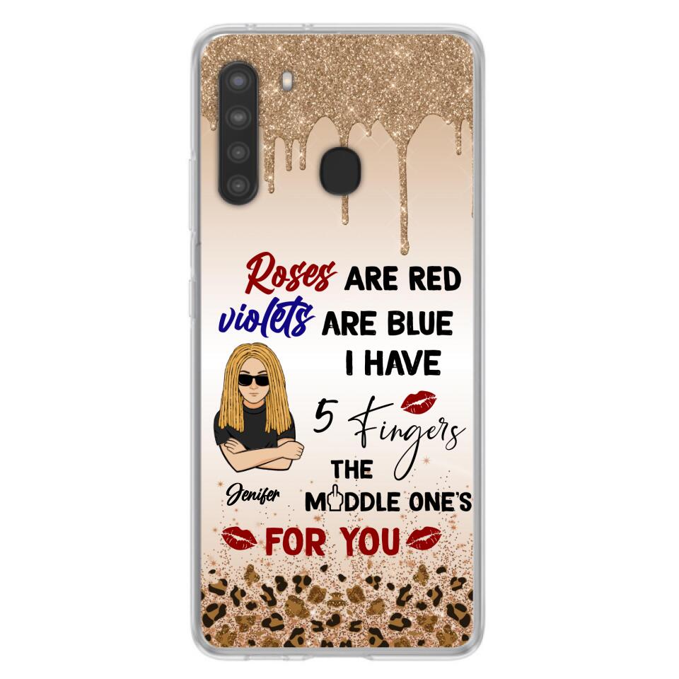 Custom Personalized iPhone and Samsung Case - Gift For Birthday/ Friends - Rose Are Red, Violets Are Blue