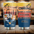 Personalized Camping Tumbler - Gift For Couple/Couple/Camping Lovers - Camping Is Not A Hobby