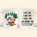 Personalized Camping Couple Coffee Mug - Gift Idea For Camping Lovers - I Met You, I Liked You, I Love You, I Am Keeping You( And Not Just Because You Really Know How To Use Cock)