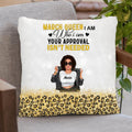 Personalized Girl Month Pillow Cover/Fleece Blanket/Quilt - Gift Idea For Best Friends/Girls/Sisters - March Queen I Am Who I Am Your Approval Isn't Needed