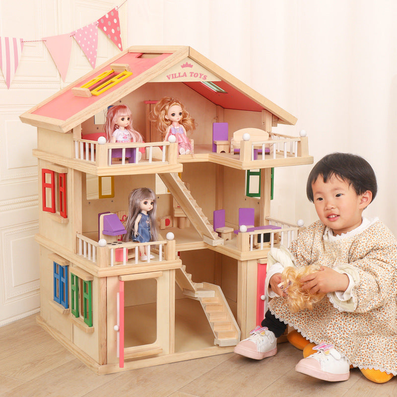 Storybook Wooden Dollhouse