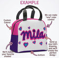 Picture this Bag! Kids Drawing Custom Lunch Tote Bag - Upload your Photo