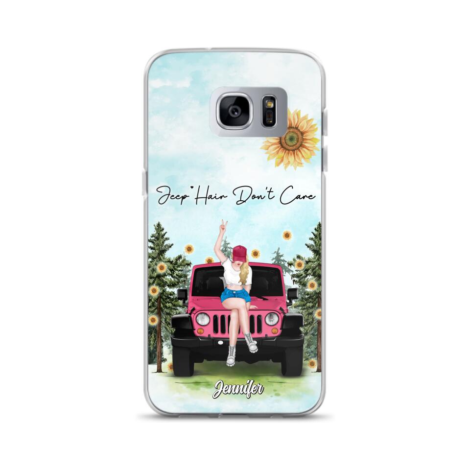 Custom Personalized Off-road Girl Phone Case For iPhone & Samsung - Gift For Off-road Lover