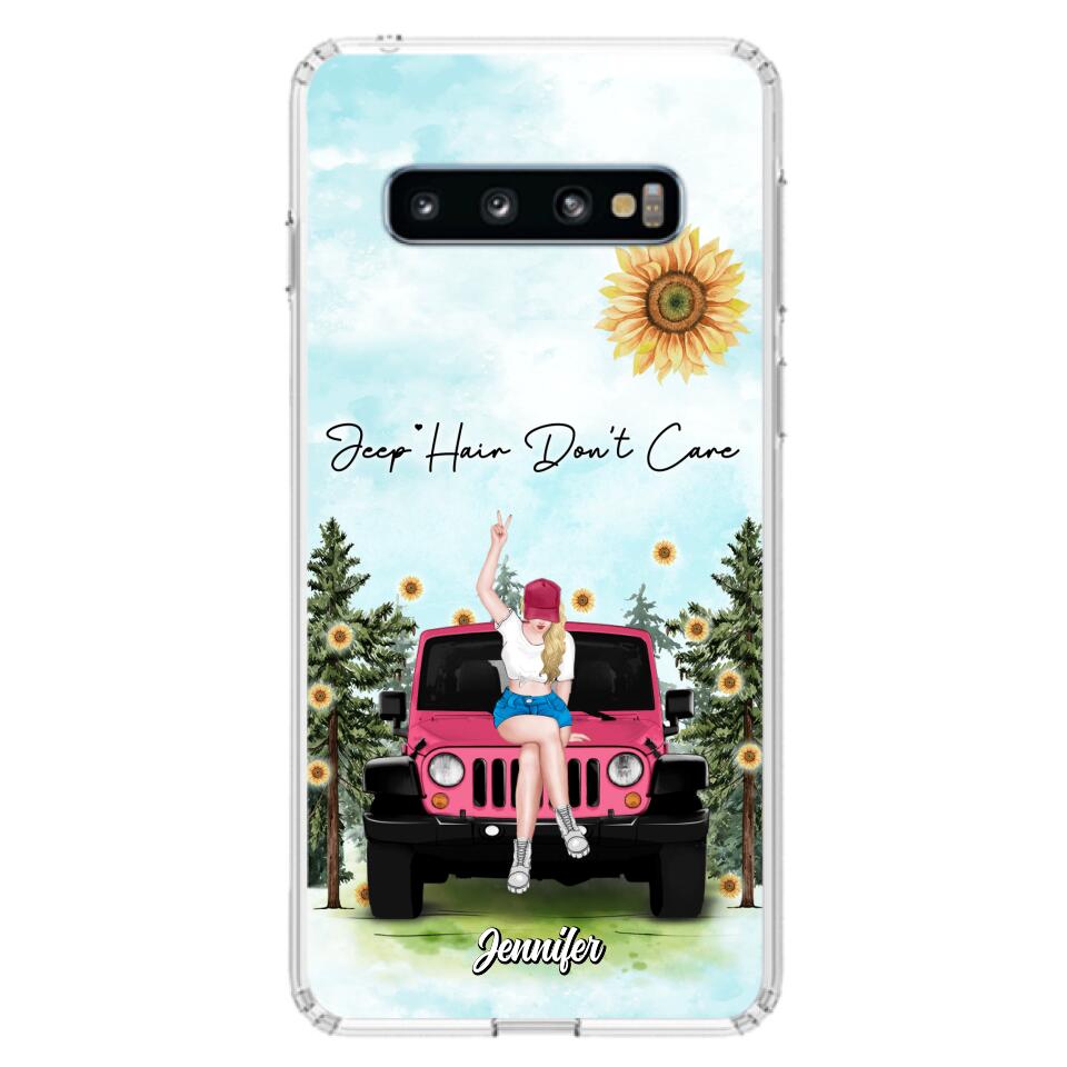 Custom Personalized Off-road Girl Phone Case For iPhone & Samsung - Gift For Off-road Lover
