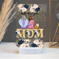 Personalized Mom Acrylic Plaque - Children With Up to 2 Pets - Mother's Day Gift For Mom - We Love You