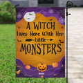 Personalized Pumpkin Flag Sign - Best Idea for Halloween with up to 4 Pumpkins - Wiccan Decor/Pagan Decor