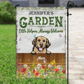 Personalized Dog Garden Little Helpers Flag Sign - Up to 5 Dogs - Gift Idea For Dog Lover