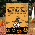 Personalized Halloween Dog Flag - Up to 5 Dogs - Best Gifts For Dog Lover - Bless My Space