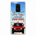 Personalized Off-road Lady Phone Case - Up to 5 Dogs - Gift Idea For Dog/Off-road Lover - Buckle Up Buttercup - Case For Xiaomi, Huawei And Oppo