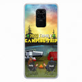 Personalized Family Camping Trip Phone Case - Couple/Single Parent/Parents With Up to 2 Kids And 3 Pets - Gift Idea For Whole Family/Camping Lover - Case For Xiaomi, Oppo And Huawei