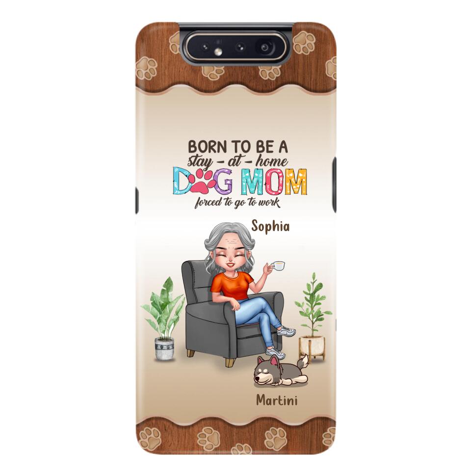 Custom Personalized Dog Mom Phone Case - Upto 4 Dogs - Retired Gift Idea For Mother - Dog Lover