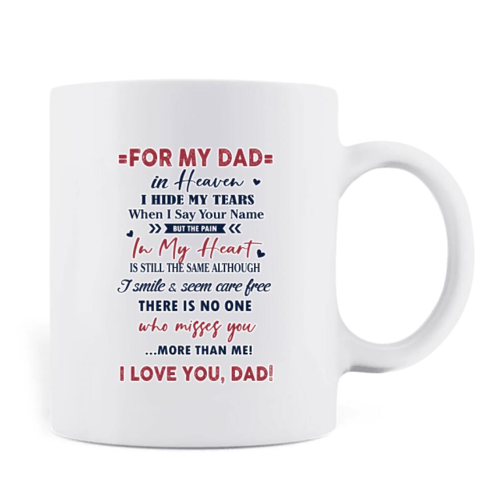 Personalized My Dad Mug - Gift Idea For Father's Day - For My Dad