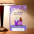 Personalized Beautiful Mom Acrylic Plaque - Up to 5 People - Gift Idea For Mother's Day - First My Mother Forever My Friend
