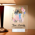 Personalized Bestie Acrylic Plaque - Gift Idea For Best Friends - True Friend Are Never Apart, May Be In Distance But Never In Heart