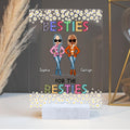 Personalized Best Friends Acrylic Plaque - Gift Idea For Friends - Up To 5 Friends