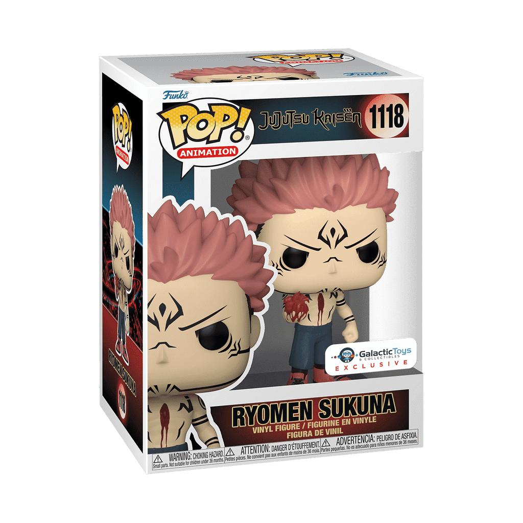 Jujutsu Kaisen Ryomen Sukuna Exclusive VAULTED #1118 Funko Pop Vinyl Figure
