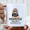 Personalized Momster Happy Mother's Day Coffee Mug - Best Gift For Mother's Day