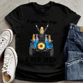 Personalized Off-road Dog Mom T-shirt - Up to 4 Dogs - A Girl Her Dogs - 2OTN07