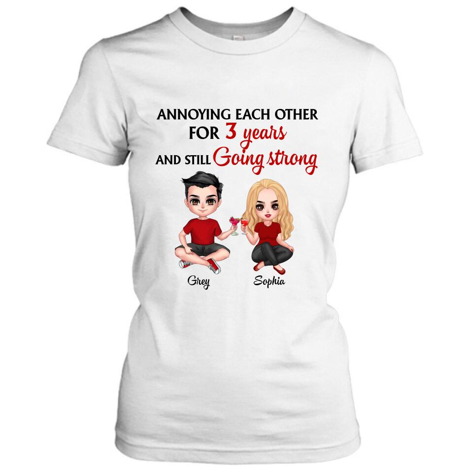 Personalized T-shirt/Pullover Hoodie/Long Sleeve - Gift for couples, lovers, husband and wife - Annoying Couple