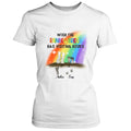 Personalized Dog's Paws T-shirt/Sweatshirt/Pullover Hoodie - Best Gift Idea For Dog Lovers - Wish The Rainbow Bridge Has Visiting Hours