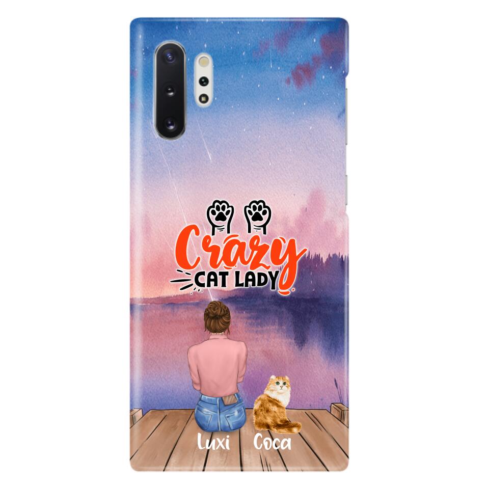 Personalized Cat Mom Phone Case - Up to 5 Cats - Gift Idea For Cat Lover - Best Cat Mom Ever - Case For iPhone And Samsung