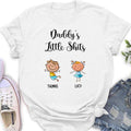 Personalized Daddy's Little Kids Shirt/Pullover Hoodie - Up to 15 Kids - Gift Idea For Father's Day/Mother's Day - Daddy's Little Shits