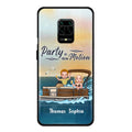 Custom Personalized Pontoon Couple/ Queen/ Captain Phone Case - Pontoon Gift Idea - Husband And Wife Pontoon Partners For Life - Case For Xiaomi, Oppo And Huawei
