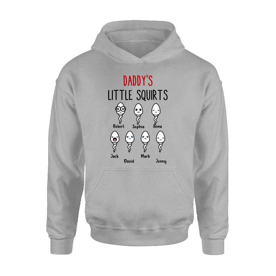 Personalized Happy Father's Day Shirt - Gift Idea For Father with up to 7 Sperms