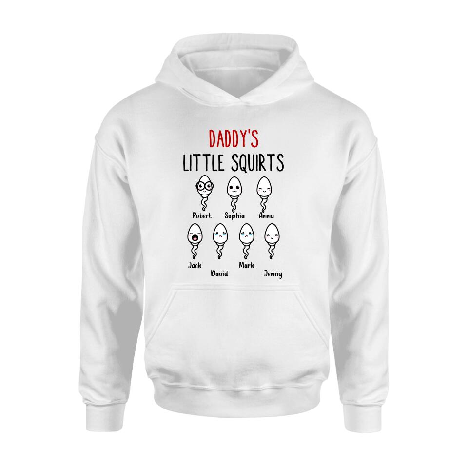 Personalized Happy Father's Day Shirt - Gift Idea For Father with up to 7 Sperms