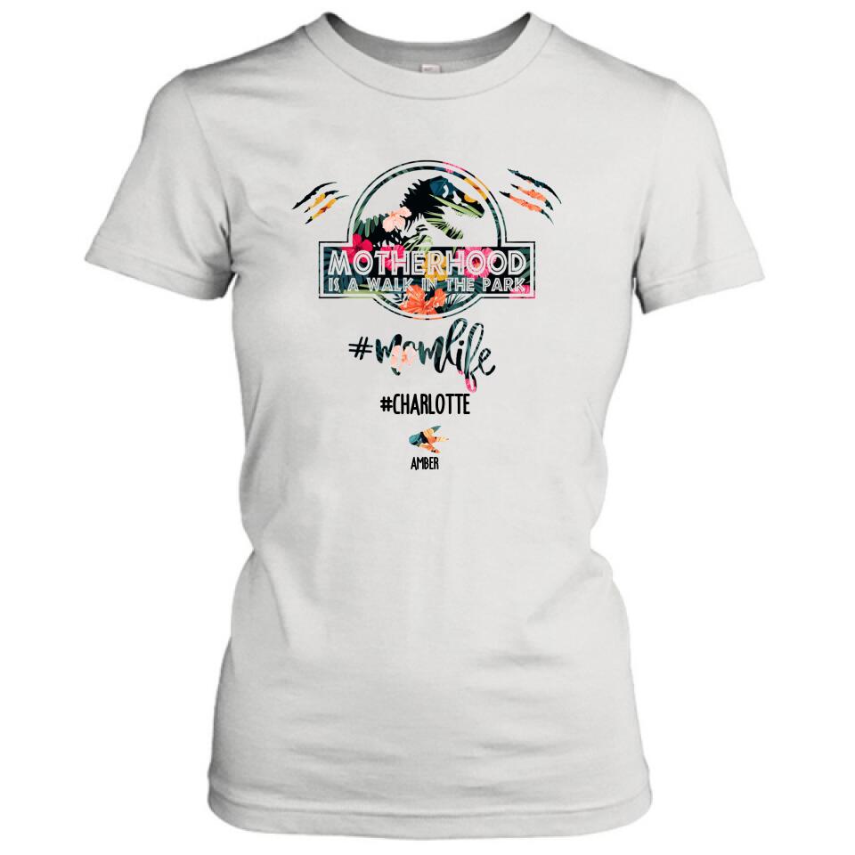 Personalized Mama Dinosaur T-Shirt - Best Gift For Mothers - 2QCGS1