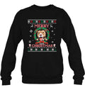 Personalized Dog Sweatshirt - Up to 5 Dogs - Best Gift For Dog Lover - Merry Christmas