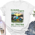 Personalized Camping Shirt/Pullover Hoodie - Couple/Parents With Kid And Pet - Valentine's Day Gift Idea For Camping Lover - Husband And Wife Camping Partners For Life