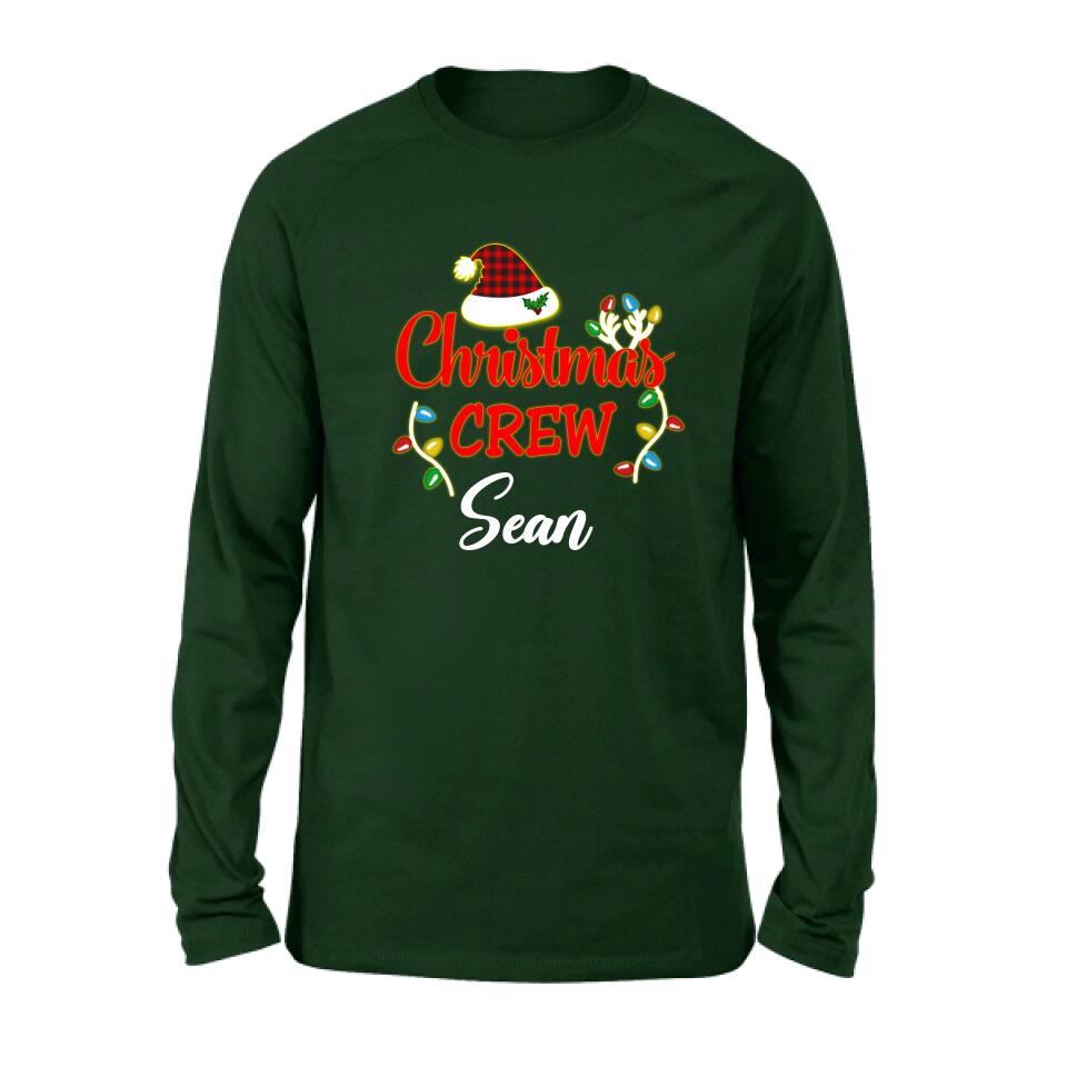 Personalized Family Christmas Shirt - Christmas Gift For Family - Christmas Crew