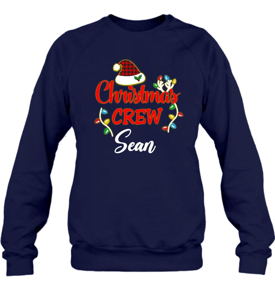 Personalized Family Christmas Shirt - Christmas Gift For Family - Christmas Crew
