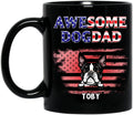 Personalized Dog Dad Coffee Mug - Gift Idea For Father's Day/Dog Lovers - Up To 6 Dogs - Awesome Dog Dad