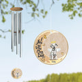 Custom Personalized Memorial Dog Wind Chime - Gift Idea For Dog Lover - I Love You To The Moon & Back