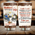 Personalized Camping Tumbler - Gift Idea For Camping Lovers/Couple - Husband & Wife Camping Partners For Life