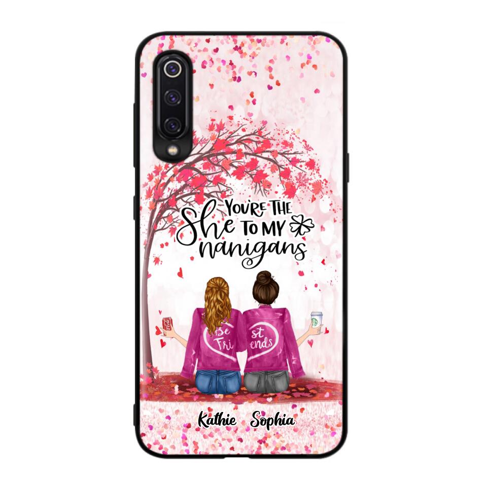 Personalized We Are Best Friends Phone Case - Gift Idea For Friends/Besties/Sisters - Up to 5 Girls - You're The She To My Nanigans - Case For Xiaomi, Oppo And Huawei