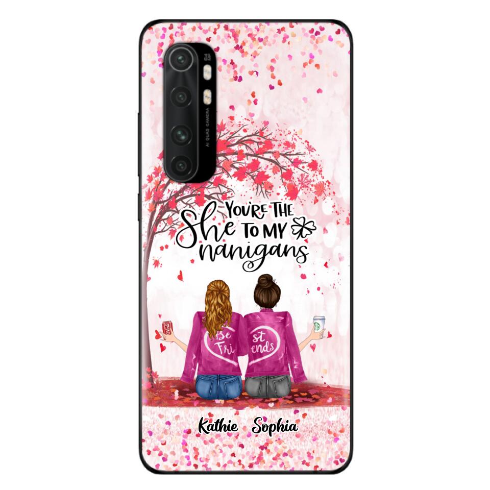 Personalized We Are Best Friends Phone Case - Gift Idea For Friends/Besties/Sisters - Up to 5 Girls - You're The She To My Nanigans - Case For Xiaomi, Oppo And Huawei