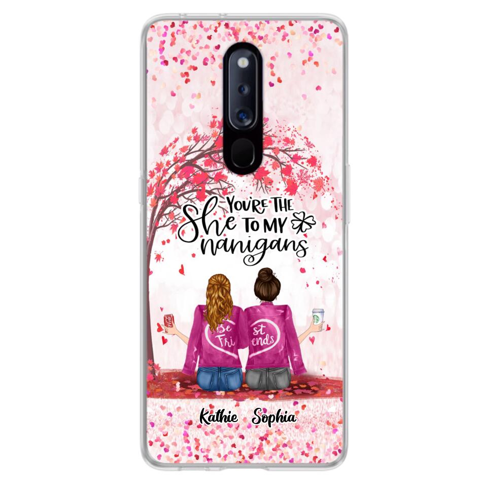 Personalized We Are Best Friends Phone Case - Gift Idea For Friends/Besties/Sisters - Up to 5 Girls - You're The She To My Nanigans - Case For Xiaomi, Oppo And Huawei