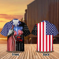 Personalized Independence Day Hawaiian Shirt - Gift Idea For Trucker/Independence Day
