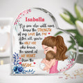 Personalized Mom & Baby Crystal Heart - Gift Idea For Baby  - Isabella, No One Else Will Ever Know The Strength Of My Love For You
