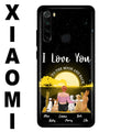 Custom Personalized Girl & Pet Moon Light Xiaomi/Huawei/Oppo Case - Gift Idea For Pet Lover with up 5 Pets - I Love You To The Moon and Back