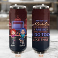 Personalized Friends Soda Can Tumbler - Up to 4 People - Gift Idea For Friends - When They Drink I Do Too