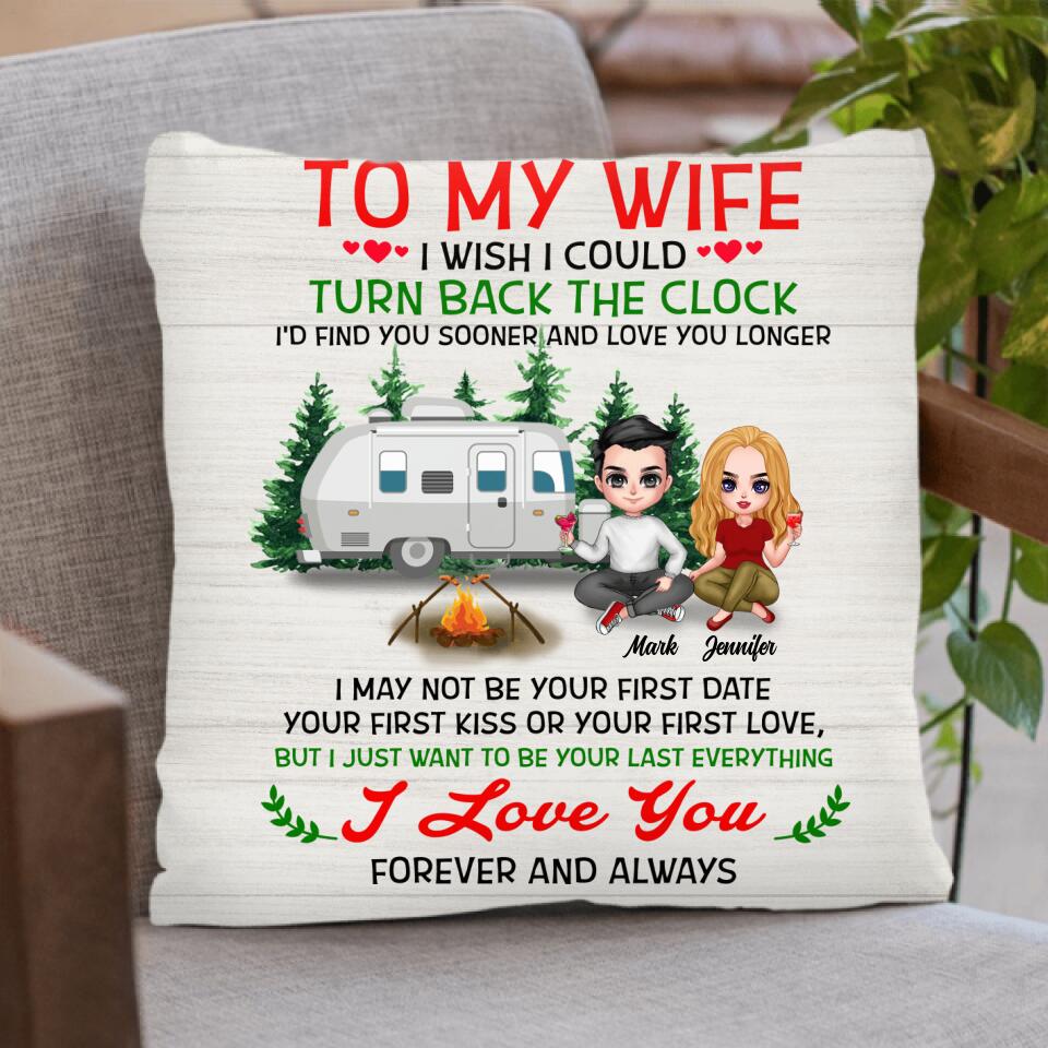 Personalized To My Wife Pillow Cover/Fleece Blanket/Quilt - Gift For Wife/Husband - I Love You Forever And Always