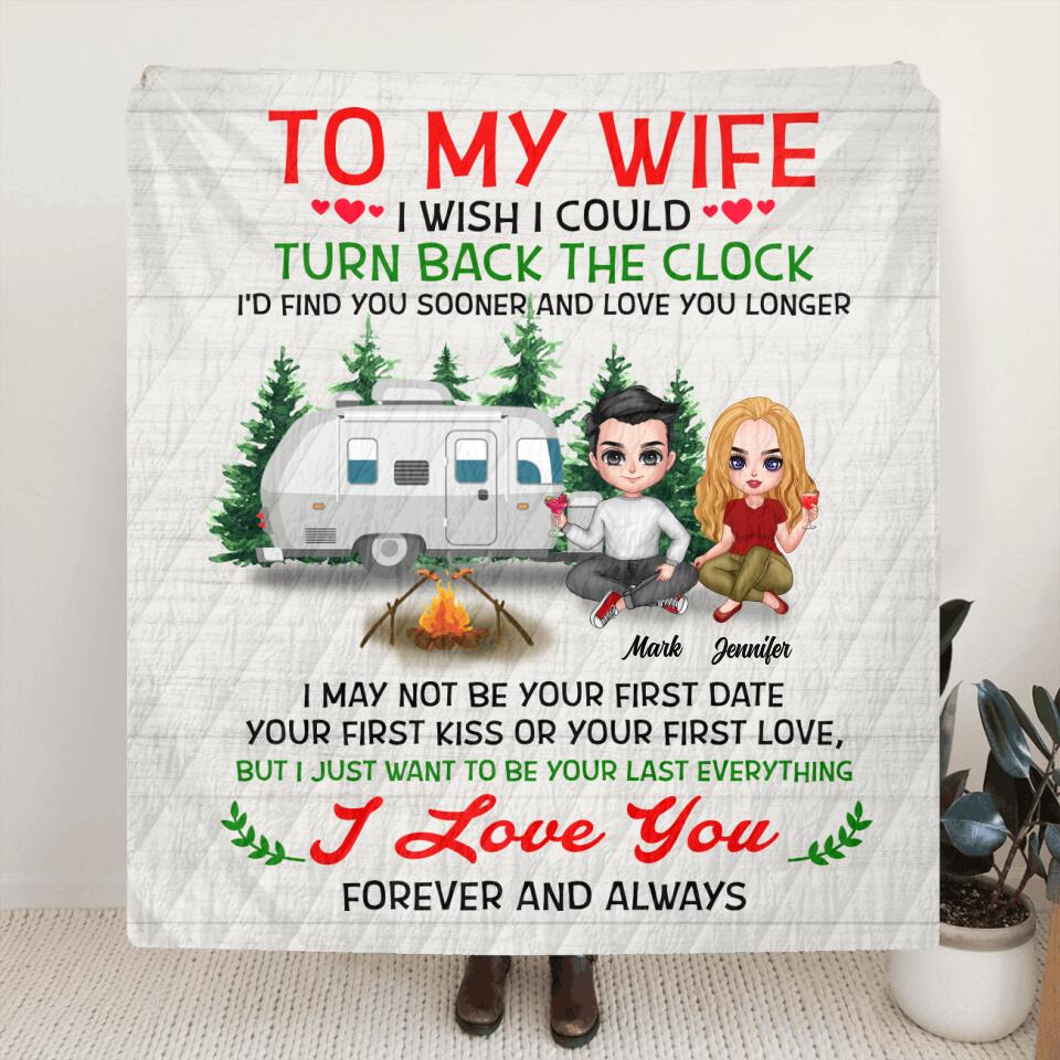 Personalized To My Wife Pillow Cover/Fleece Blanket/Quilt - Gift For Wife/Husband - I Love You Forever And Always