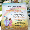 Personalized Memorial Fleece Throw Blanket/Quilt - Memorial Gift Idea - The Day God Took You Home