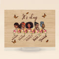 Personalized Black Girls Acrylic Plaque - Gift Idea For Friends - It's Okay To Make Mistakes