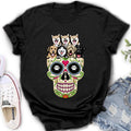 Personalized Sugar Skull Pets T-shirt/Hoodie/Sweatshirt/Sleeve - Gift for Dog/Cat Lovers - Up to 7 Pets
